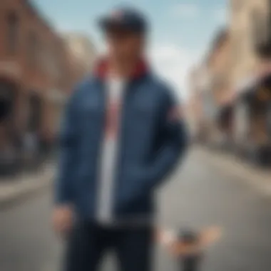 Group of skateboarders wearing Vans Chore Jackets