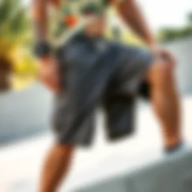 Versatility of Designs for Every Skater Different styles of Vans nylon shorts displayed