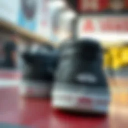 Close-up view of Vans Skate Style 53 showcasing its unique design features