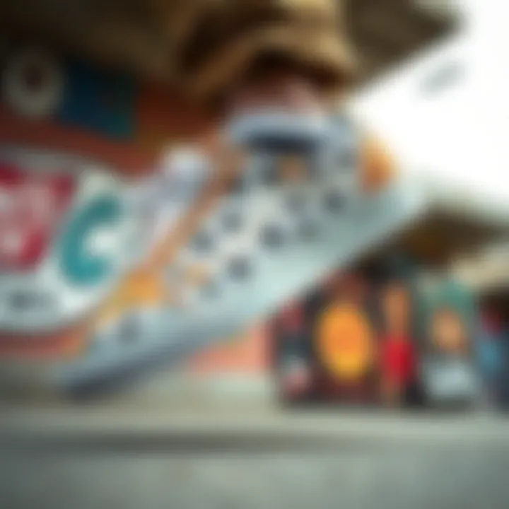 Vans Skate Style 53 Embraced by Skateboarding Subcultures Diverse skateboarders wearing Vans Skate Style 53 in various urban settings