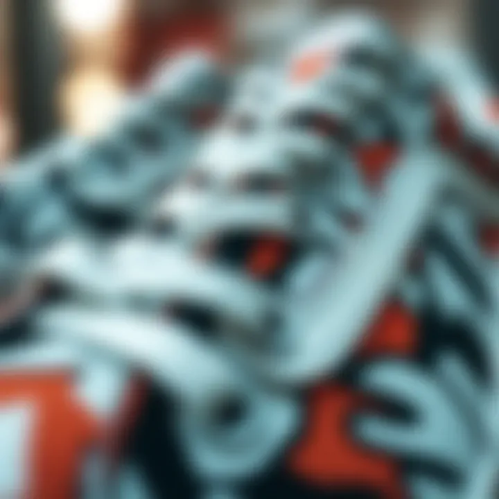 Close-up of the intricate design elements of Vans Tri Color
