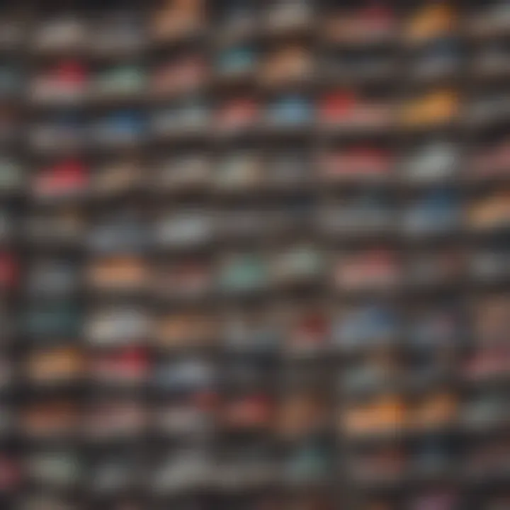 Diverse collection of vintage skate shoes