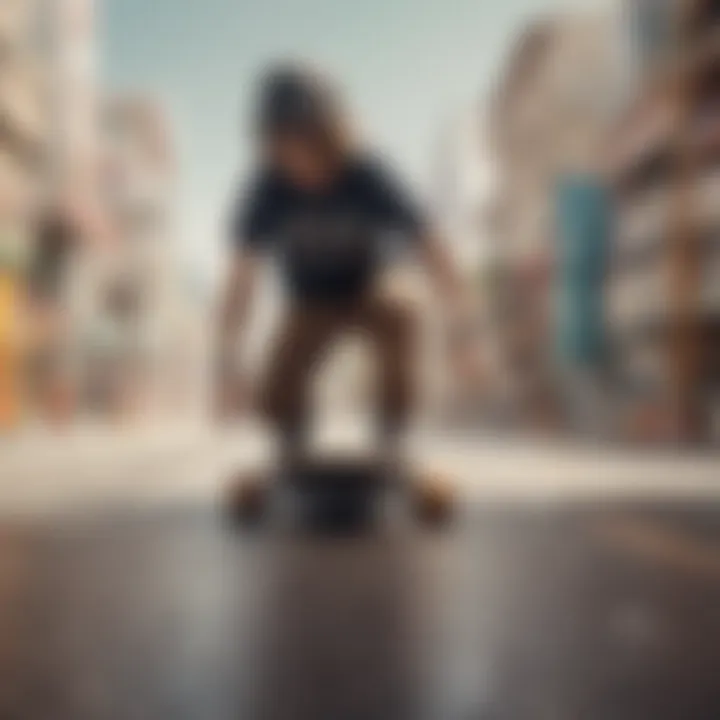 An online shopping cart filled with long boards and accessories.